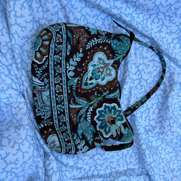 Vintage Vera Bradley “Java Blue” pattern, slouchy shoulder bag - Picture 4 of 7